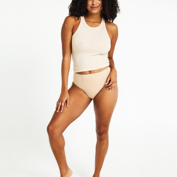 Au Naturel Seamfree Hi Waist Cheeky Super Porcelain