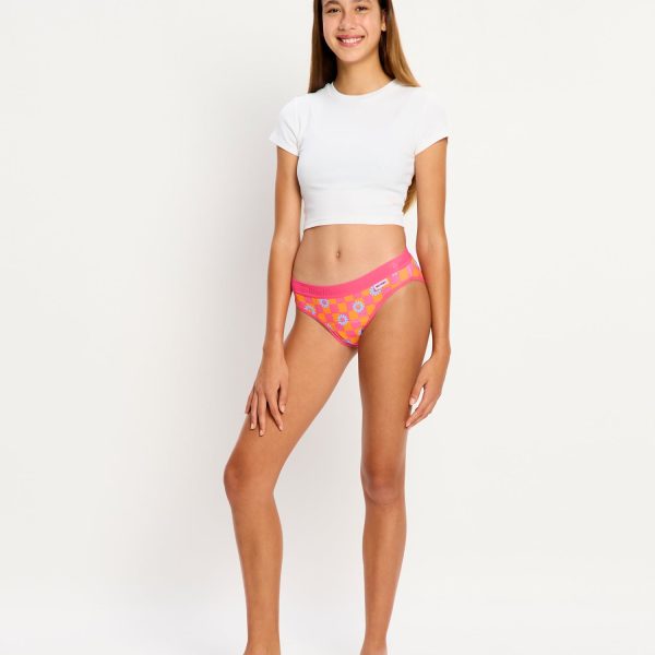 SmileyWorld® | Modibodi Teen Hipster Bikini Super Flower Checkerboard