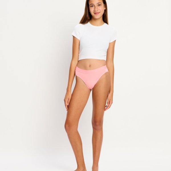 SmileyWorld® | Modibodi Teen Hipster Bikini Moderate Flower Power Pink