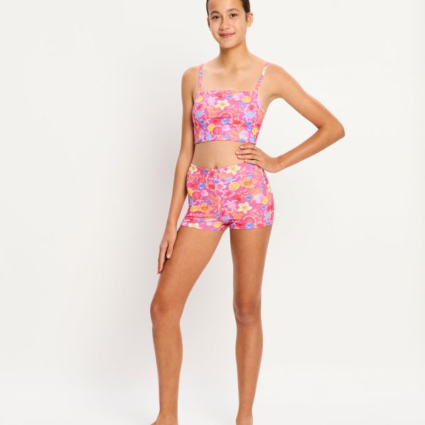 Marine Dream Teen Swimwear Hi Waist Short Super Tropicana Crush