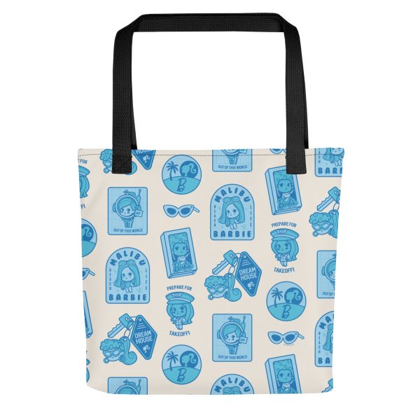 Barbie Badges Cutie Cream Tote Bag | GamersHolic.shop - Buy Now