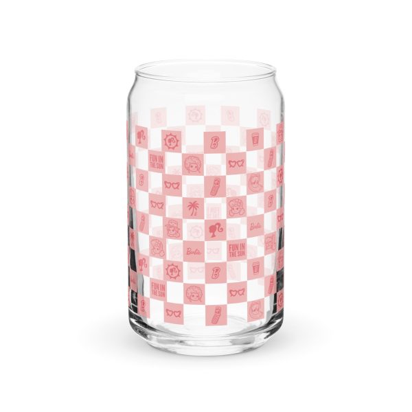 Barbie Checkerboard Icons Cutie Clear Glass | GamersHolic.shop - Buy Now