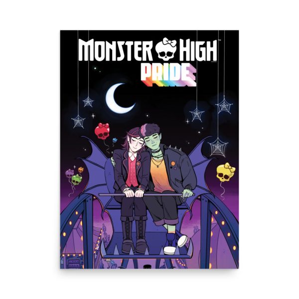 Monster High Pride Kieran & Spelldon Black Poster | GamersHolic.shop - Buy Now