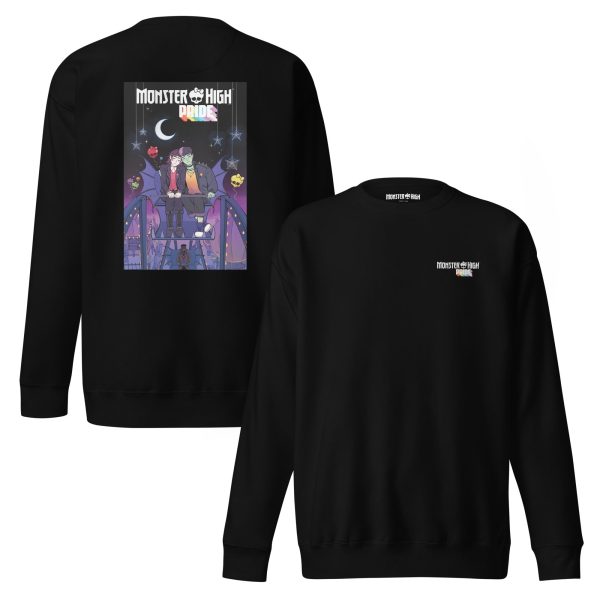 Monster High Pride Kieran & Spelldon Black Sweatshirt | GamersHolic.shop - Buy Now