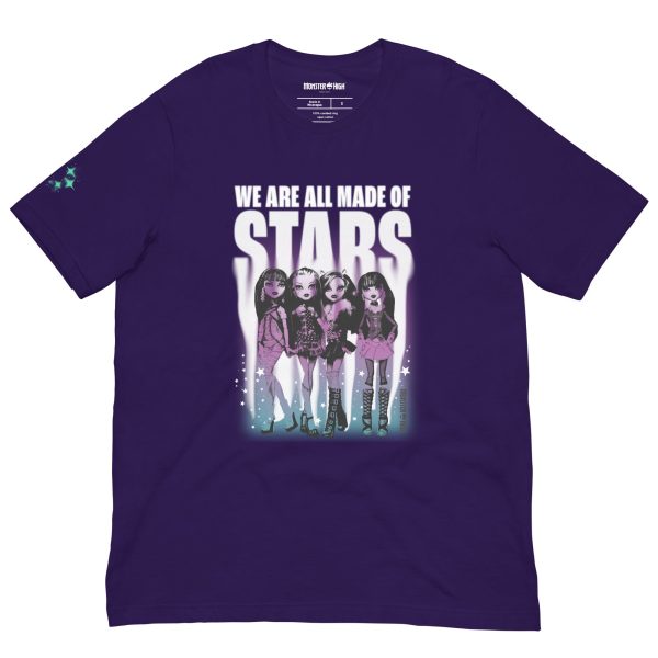 Monster High Made of Stars Purple T-Shirt | GamersHolic.shop - Buy Now