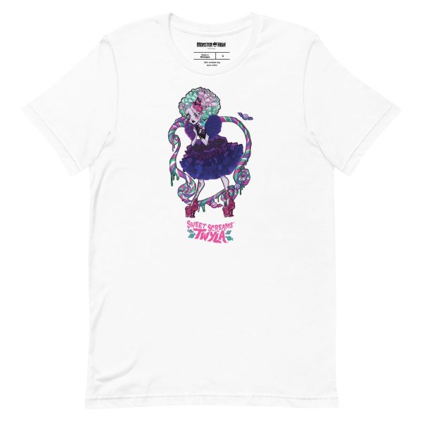 Monster High Sweet Scream Twyla White T-Shirt | GamersHolic.shop - Buy Now