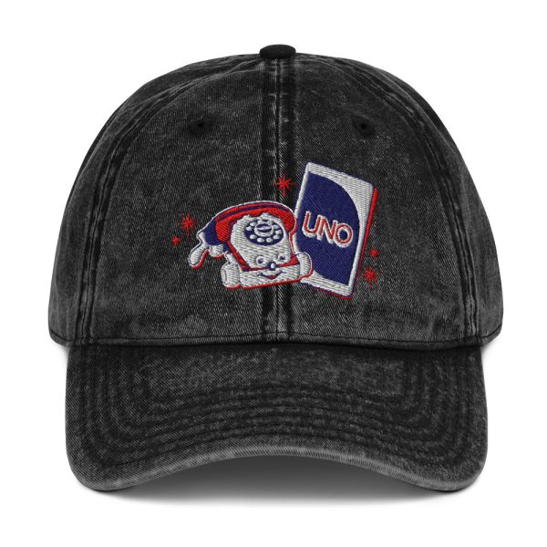 Gamer Holic 80th Retro Look Black Denim Dad Hat | GamersHolic.shop - Buy Now